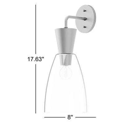Results Single Transparent Dimmable Vanity Light