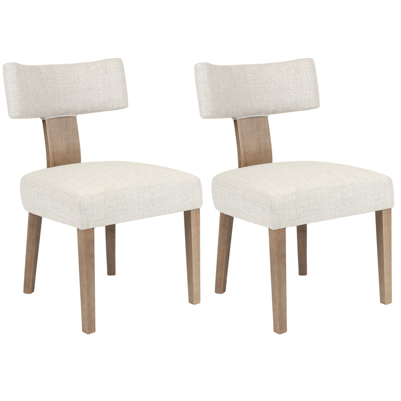 Karitas (ensemble de 2) chaises Klis Coastal, Ivoire