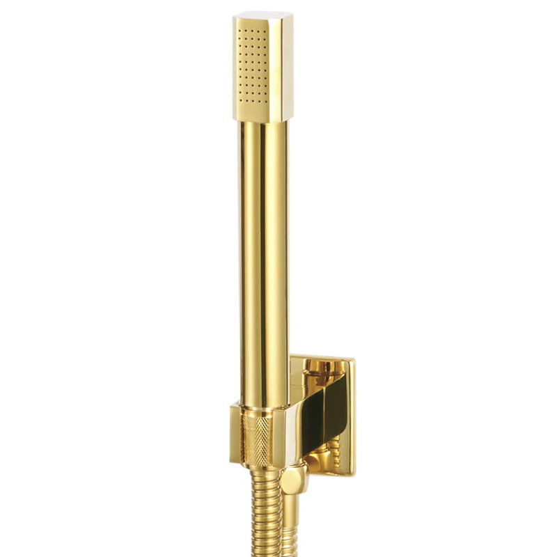 Carbon Rain Dual Shower Head, Gold