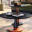Retro tea simple round coffee table
