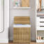 Panier à linge 110l avec 2 sacs de doublure amovibles-313215967