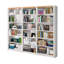 Elona 213cm H x 245cm W Solid Wood Library Bookcase-1898292168-1911395932