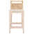 White Seat/Natural Frame selected