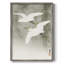 «Koson's Flying Herons I», reproduction encadrée - bois massif-1257438582