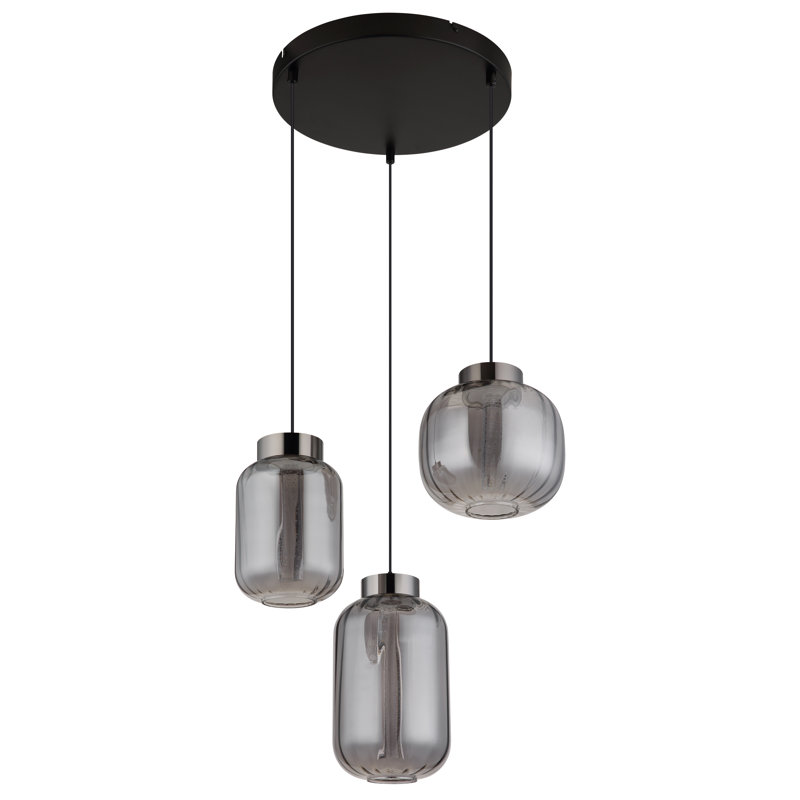 Cvetanka 1 - Light Matte Black LED Pendant
