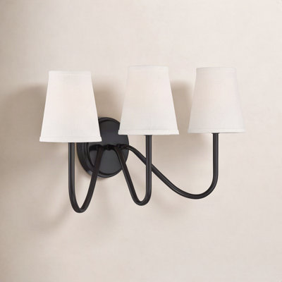 Mariposa 3-Light Dimmable Armed Sconce