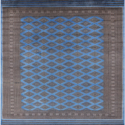 Tapis moderne 100% Mid-Century lavable à la machine