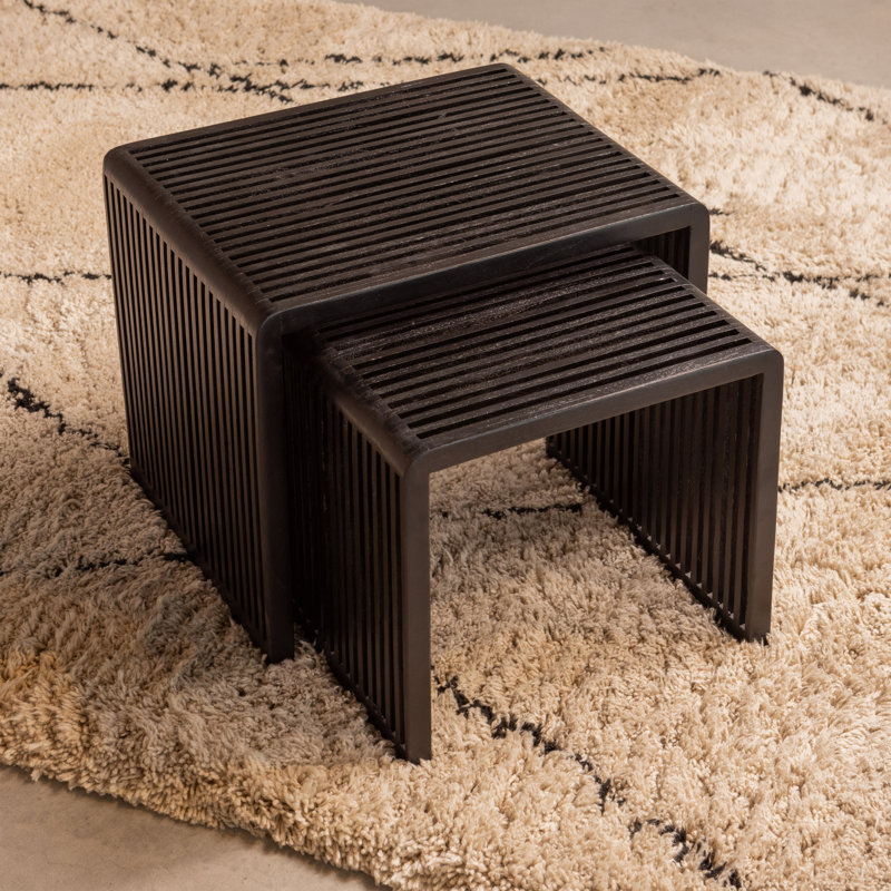 Willa Solid Wood Pedestal Coffee Table