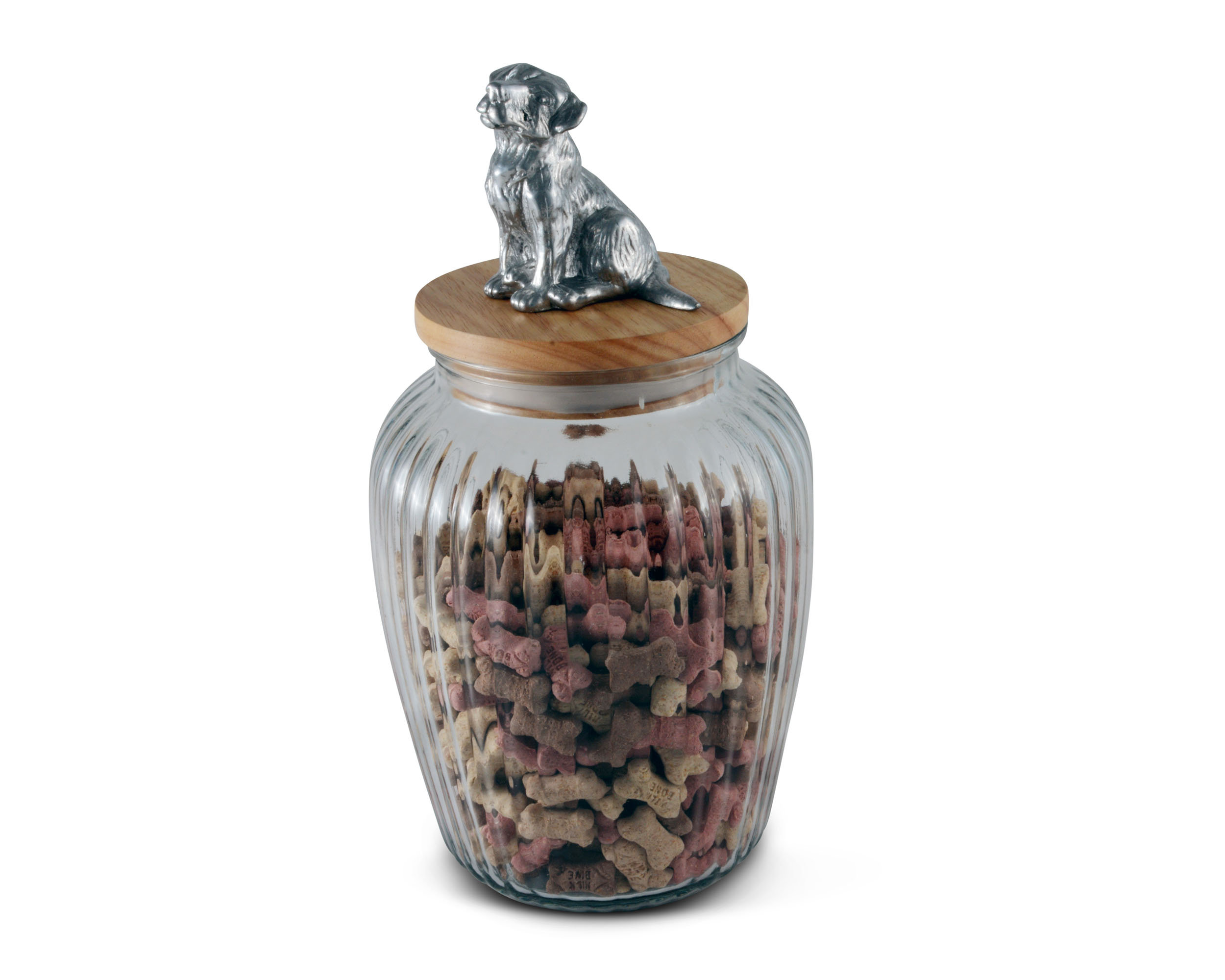 Pet Treat Glass Jar
