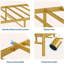 Structure de lit plateforme en métal avec tête et pied de lit en forme de cœur, sommier robuste, aucun sommier requis, conception silencieuse, lit simple-129620399-129620400