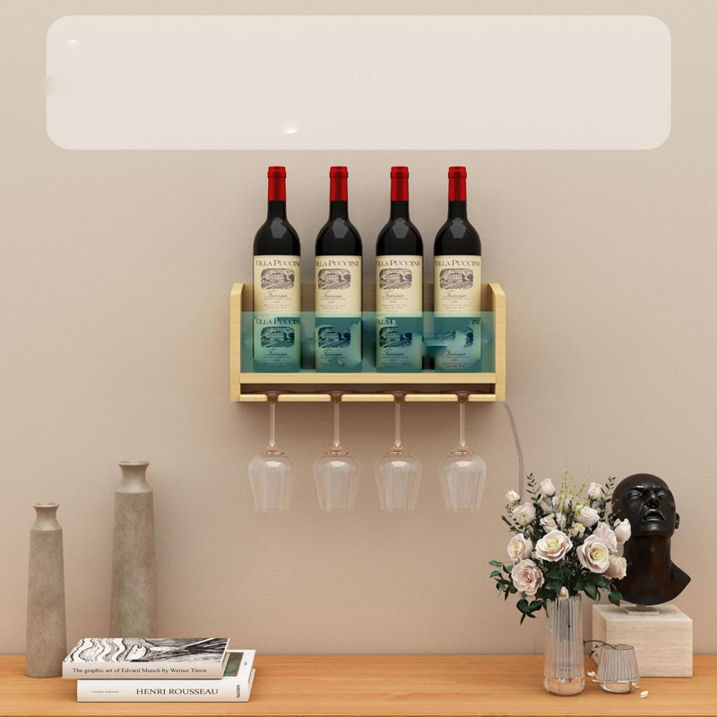 Wooden Wine Bottle Rack