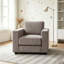 Fauteuil d'appoint surdimensionné avec accoudoirs larges