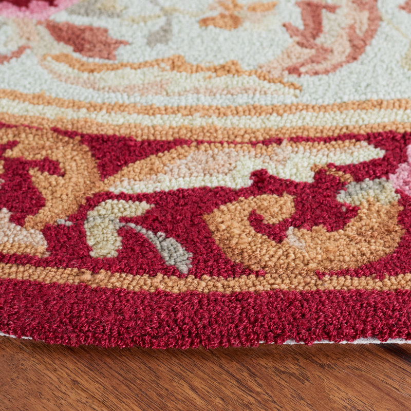 Tapis performance oriental crocheté à la main et facile à entretenir Taran, Rectangle 2 pi x 3 pi