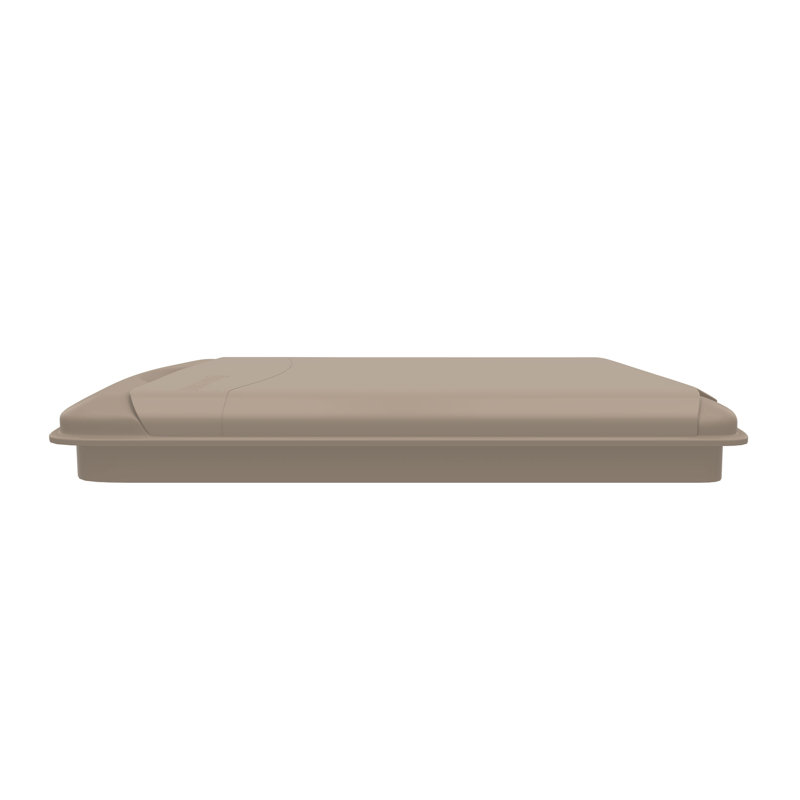 Rev-A-Shelf Trash Can Replacement Lid, Champagne, 27 qt.