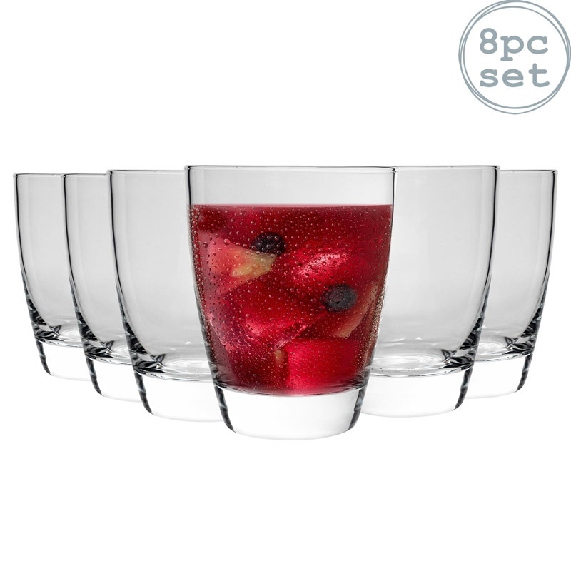 Double Whisky Glasses - 375ml, 8