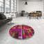 Tapis à motifs rose / rouge-1838987769