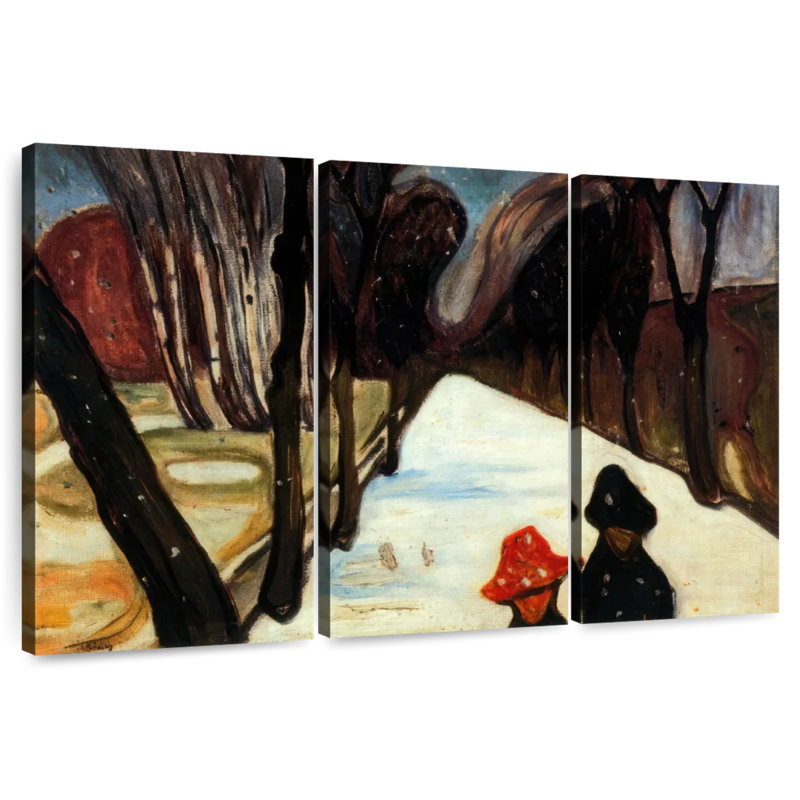 Alvord neige tombant dans la ruelle, H 28 po x l 45 po