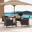 Ensemble repas extérieur pour restaurant L 36 po 4 personnes Nutting Square