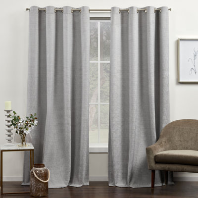 Aasiya Semi Sheer Curtain Pair
