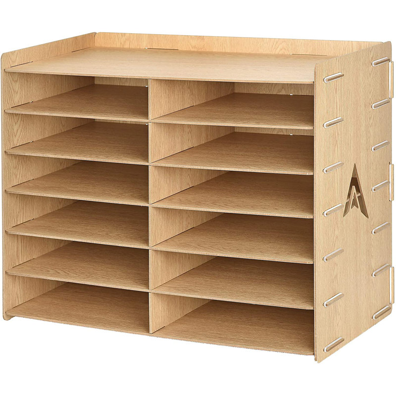 Organisateur de documents en bois