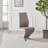 Everson High Gloss Extendable Dining Set with 6 Luxury Faux Leather Upholstered Dining Chairs-462389809