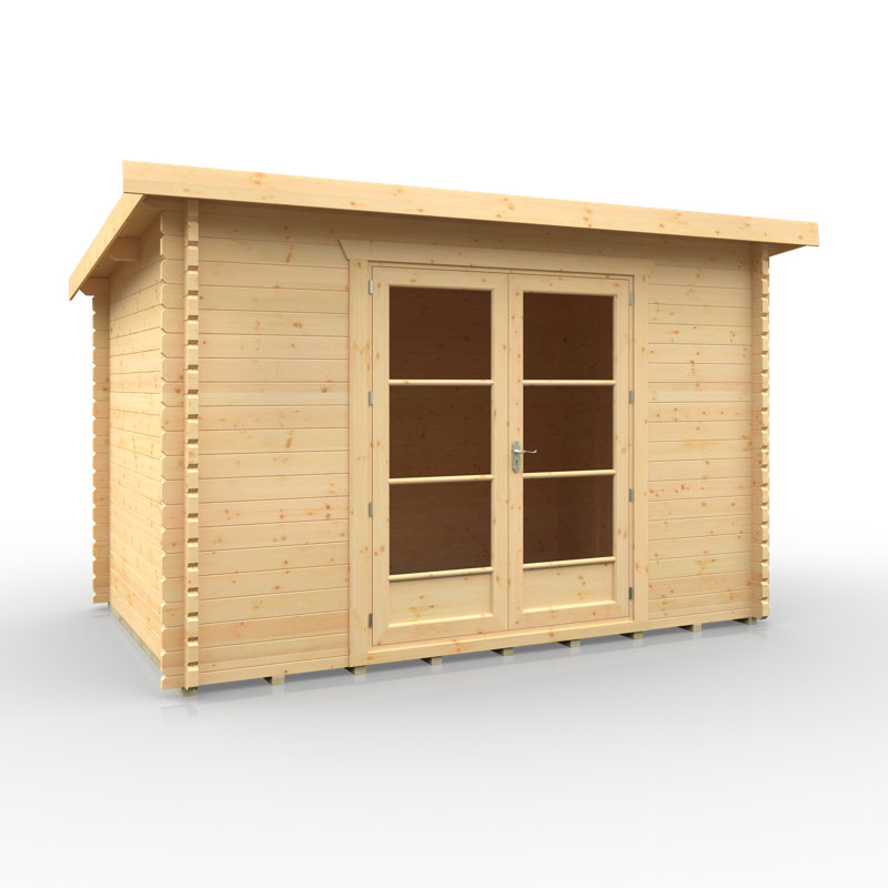 The Blake Tongue & Groove Log Cabin - 12x8w