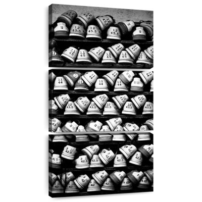Présentoir de chaussures de bowling