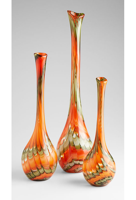 Atu Glass Table Vase, 23.75" H x 6.75" W x 6.75" D