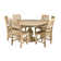 Conagh Pedestal Dining Table In Natural Finish On Mango Wood