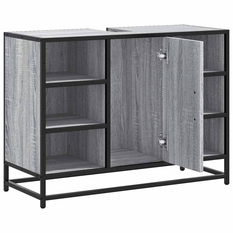 Analiesa Bathroom Cabinet, Grey Sonoma