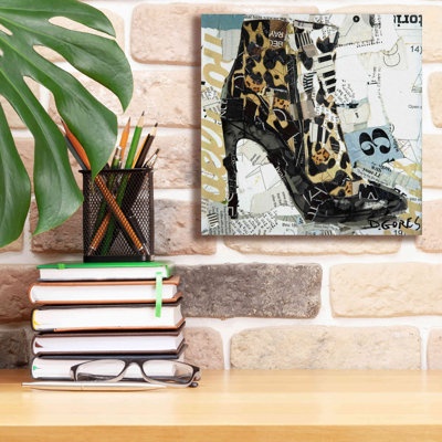 «Epic Graffiti« Minimal Minimalisme »par Derek Gores, art mural sur toile giclée, 12 po x 12 po