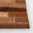Herrell Hand Woven Leather/Felted Cloth Abstract Rug in Brown/Ivory-649442085