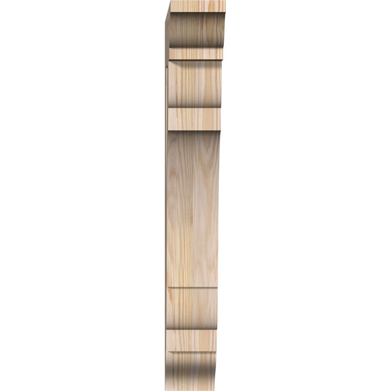 Support olympique traditionnel, Douglas (lisse), H 26 po x l 3,5 po x P 14 po