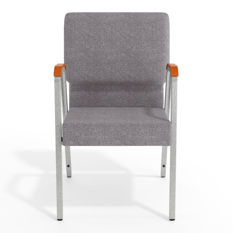 Chaise de jardin empilable avec accoudoirs Judea, gris