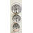 Hibba 3 Piece Circle Accent Shelf