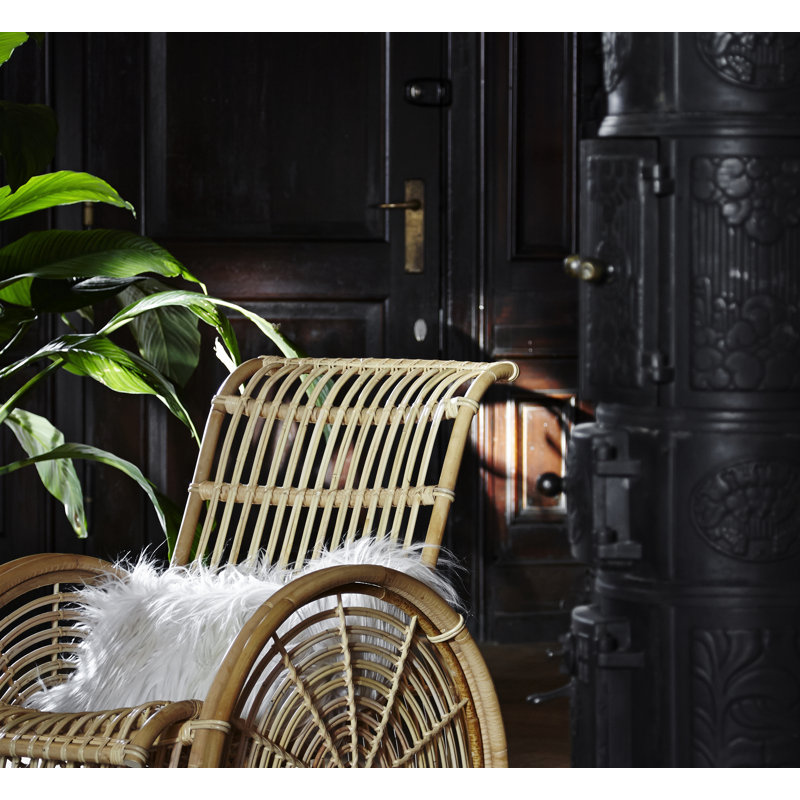 Chaise en rotin Arne Jacobsen Paris - Naturel