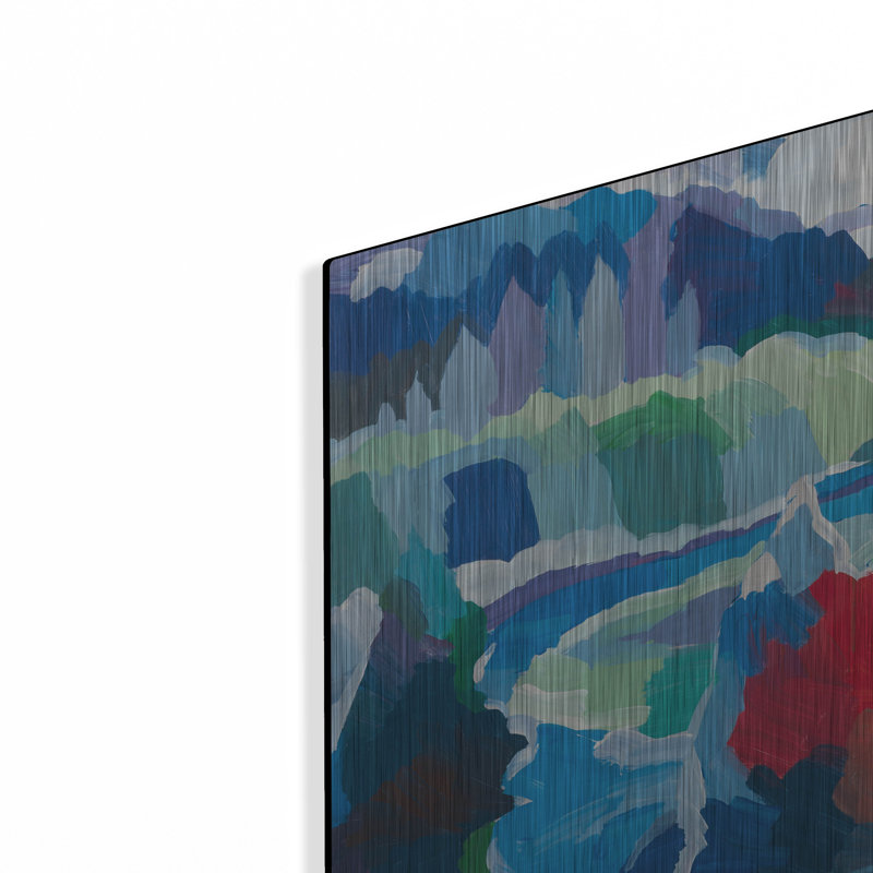 Brayden Studio «Color» autour du coude »par Hooshang Khorasani, art mural en métal