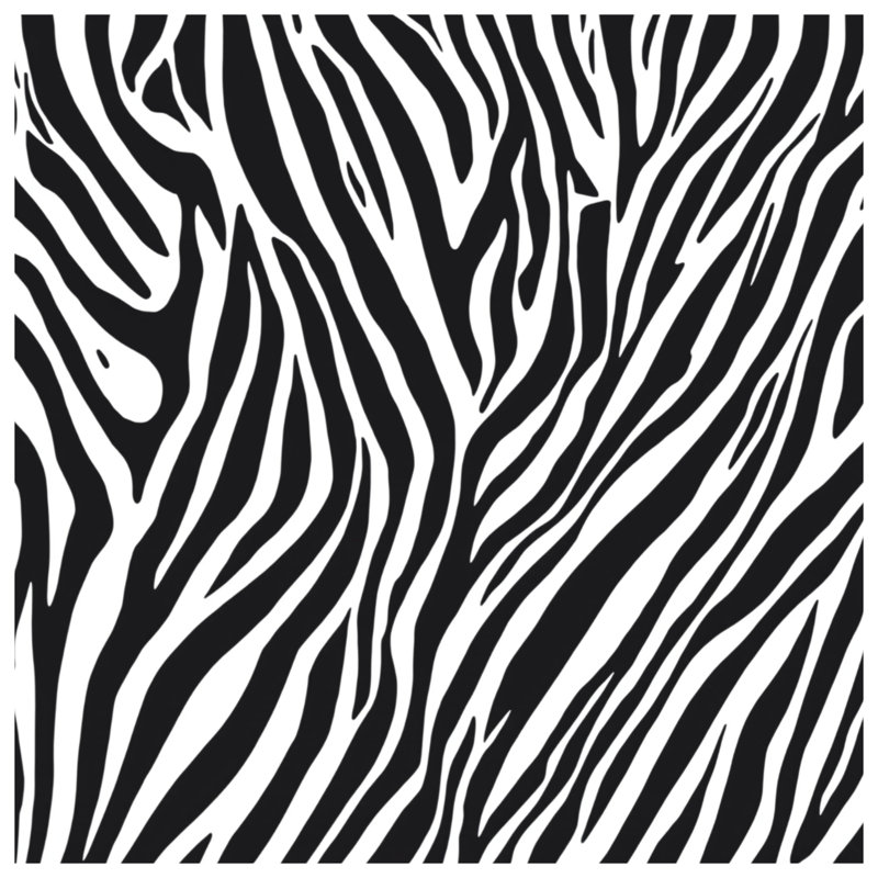 Coussins décoratifs noirs et blancs à rayures zébrées, 20 po x 20 po