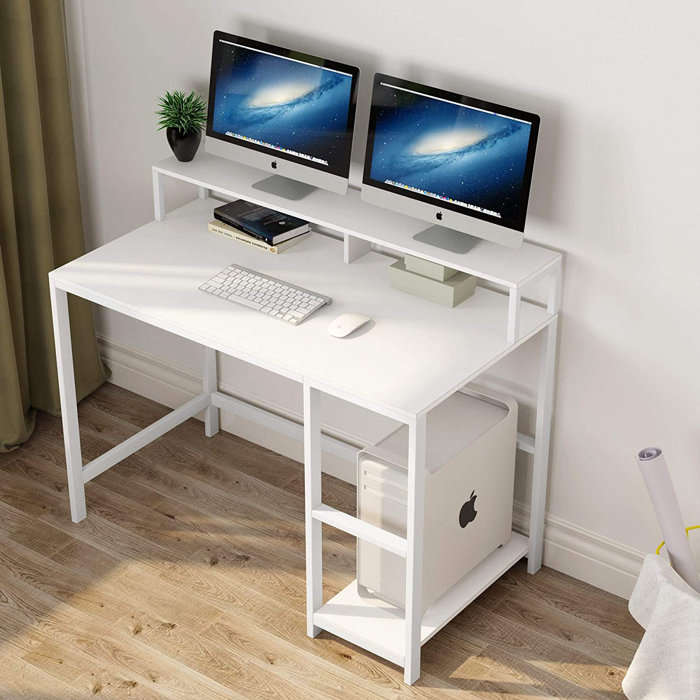 17 Stories Hunter-Clay Computer Desk & Reviews | Wayfair