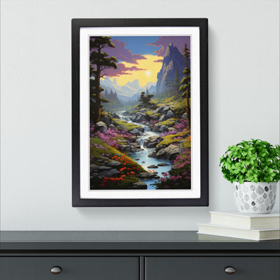Landscape Informel 1 Piece Single Picture Frame Wall Art