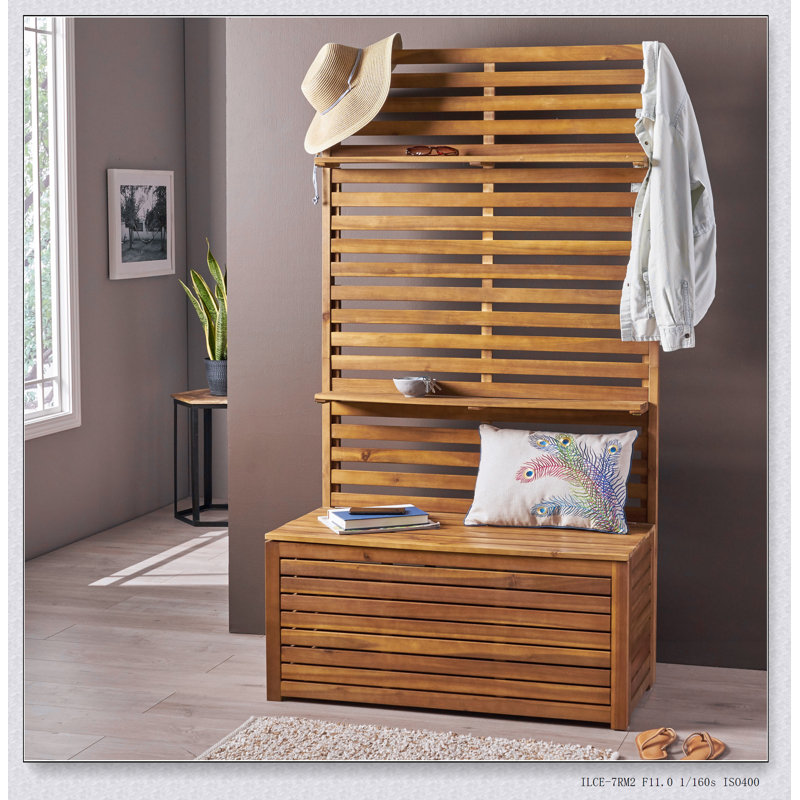 BANC DE RANGEMENT AVEC RANGEMENT SYLMAR Polyvalence, application moderne, confort et durabilité