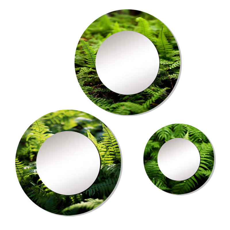 Devana Metal Round Mirror