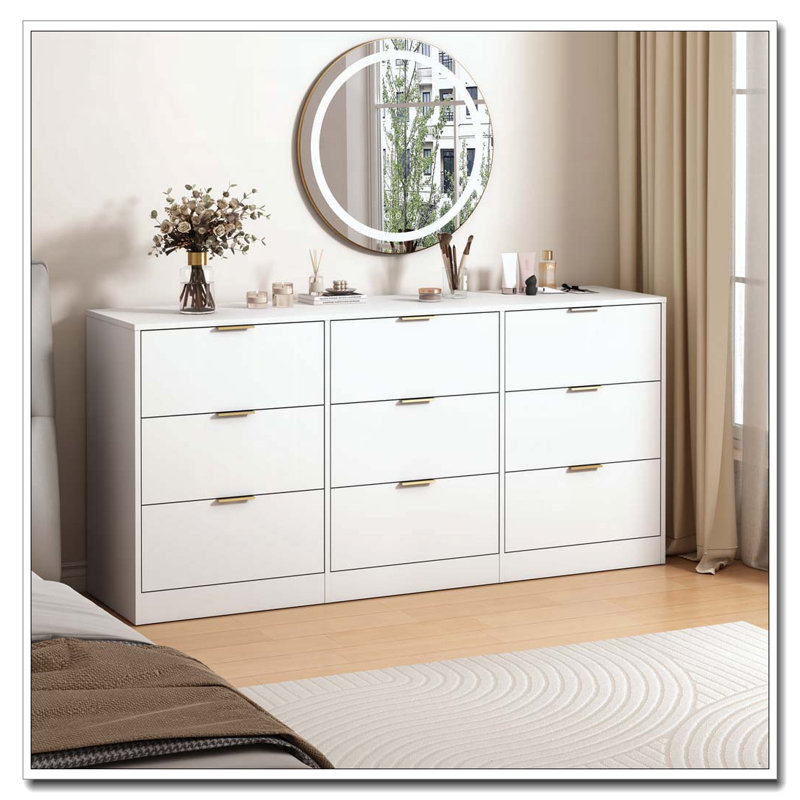 63" Large Deep Chest of Drawers