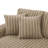 Modern Corduroy L-shaped Sectional Sofa With Chaise-725539364