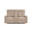Causeuse avec console, beige