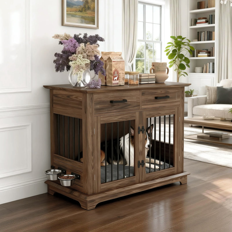 Table de bout pour chien Modern Modern, Brun