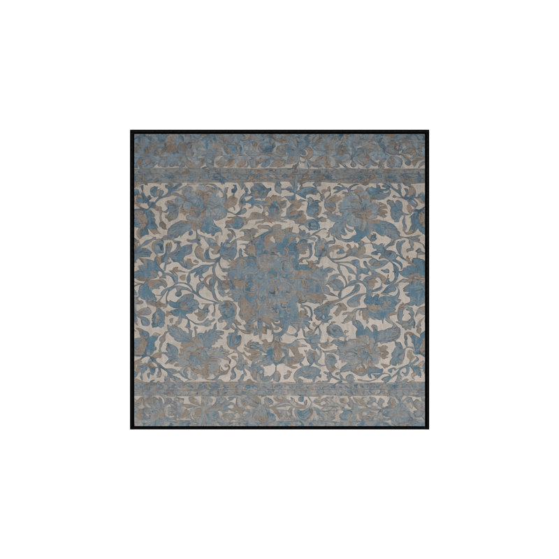 Machine Washable Gray Area Rug, Square 6'