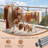 Clothes Drying Rack Foldable 2-Level Laundry Airer with Adjustable Wings