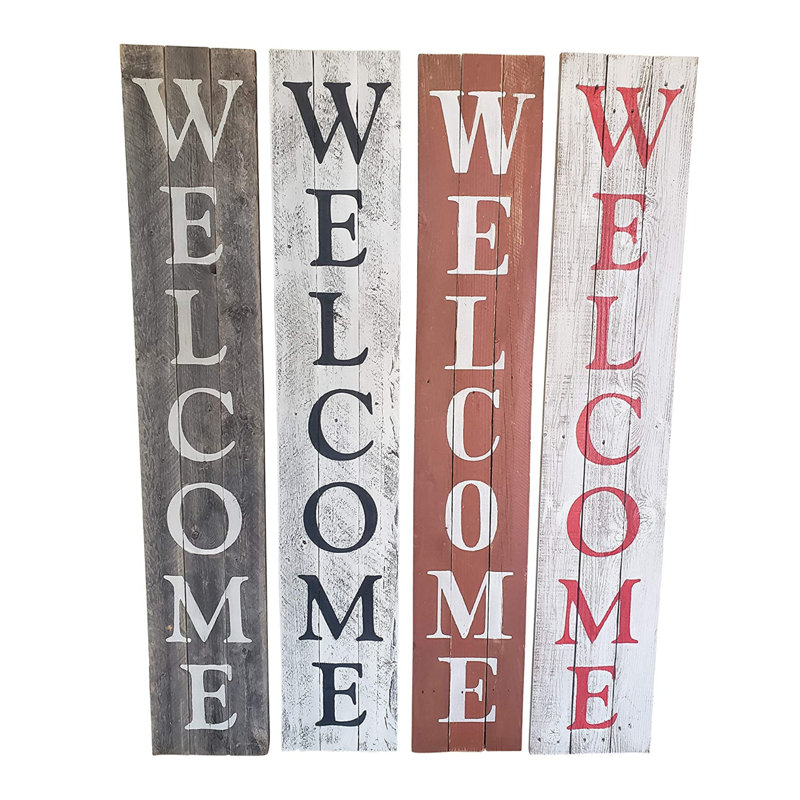 Handmade Farmhouse Wall Decor on Solid Wood, White/Black
