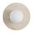 Tivoli 9.75" Modern Minimalist 1-Light Ovoid Travertine LED Wall Sconce